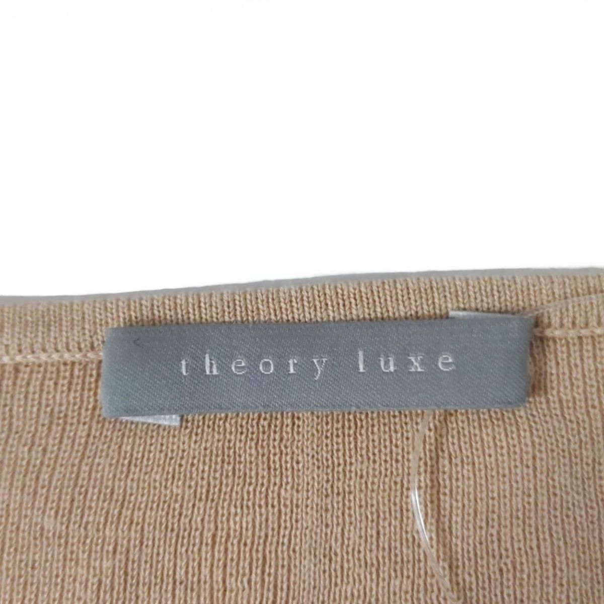 高級な theory luxe セオリーリュクス 長袖カットソー サイズ38 M レディース - ベージュ クルーネック