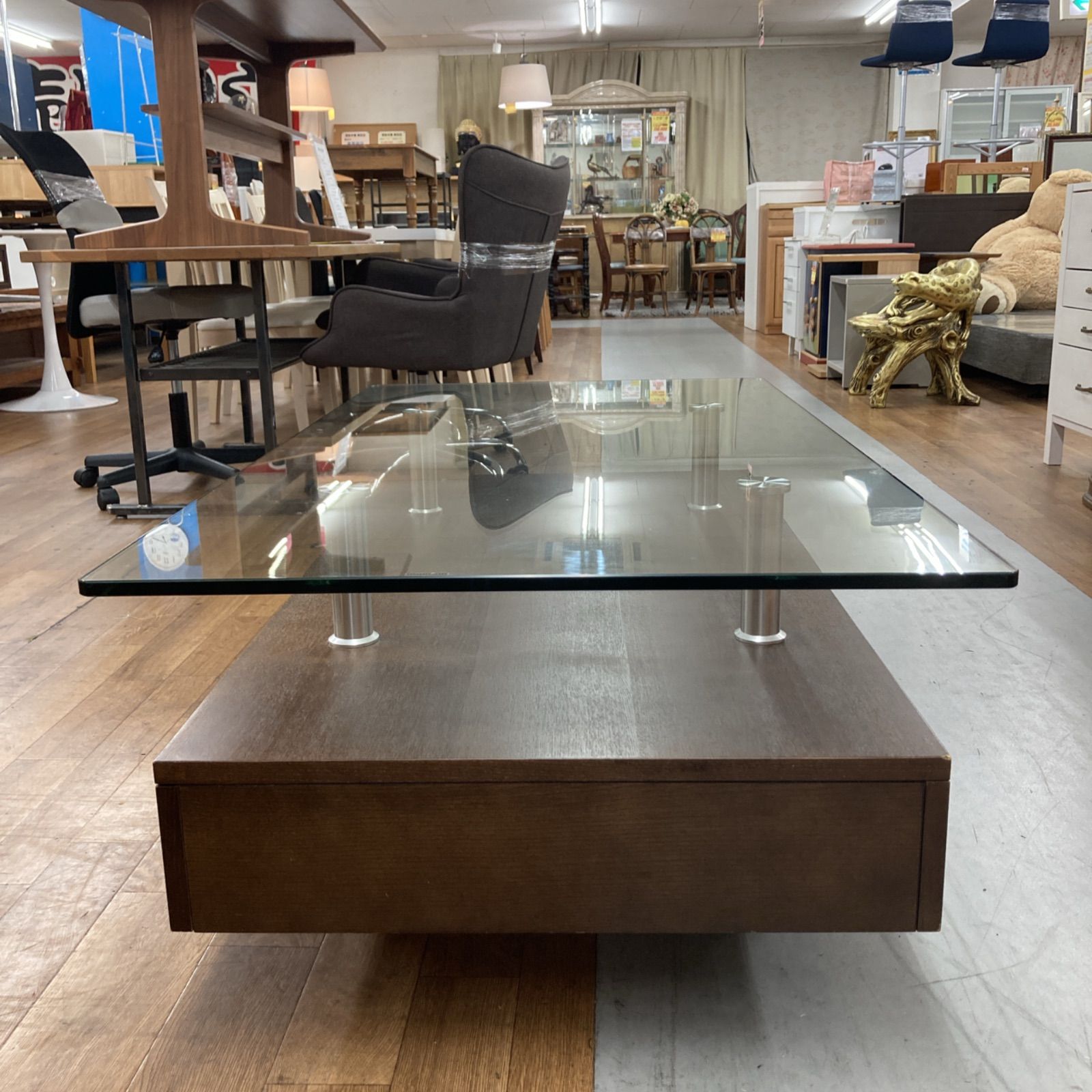 名古屋市近郊送料設置無料⭐S759 ⭐ NITORI ニトリ ガラスセンター