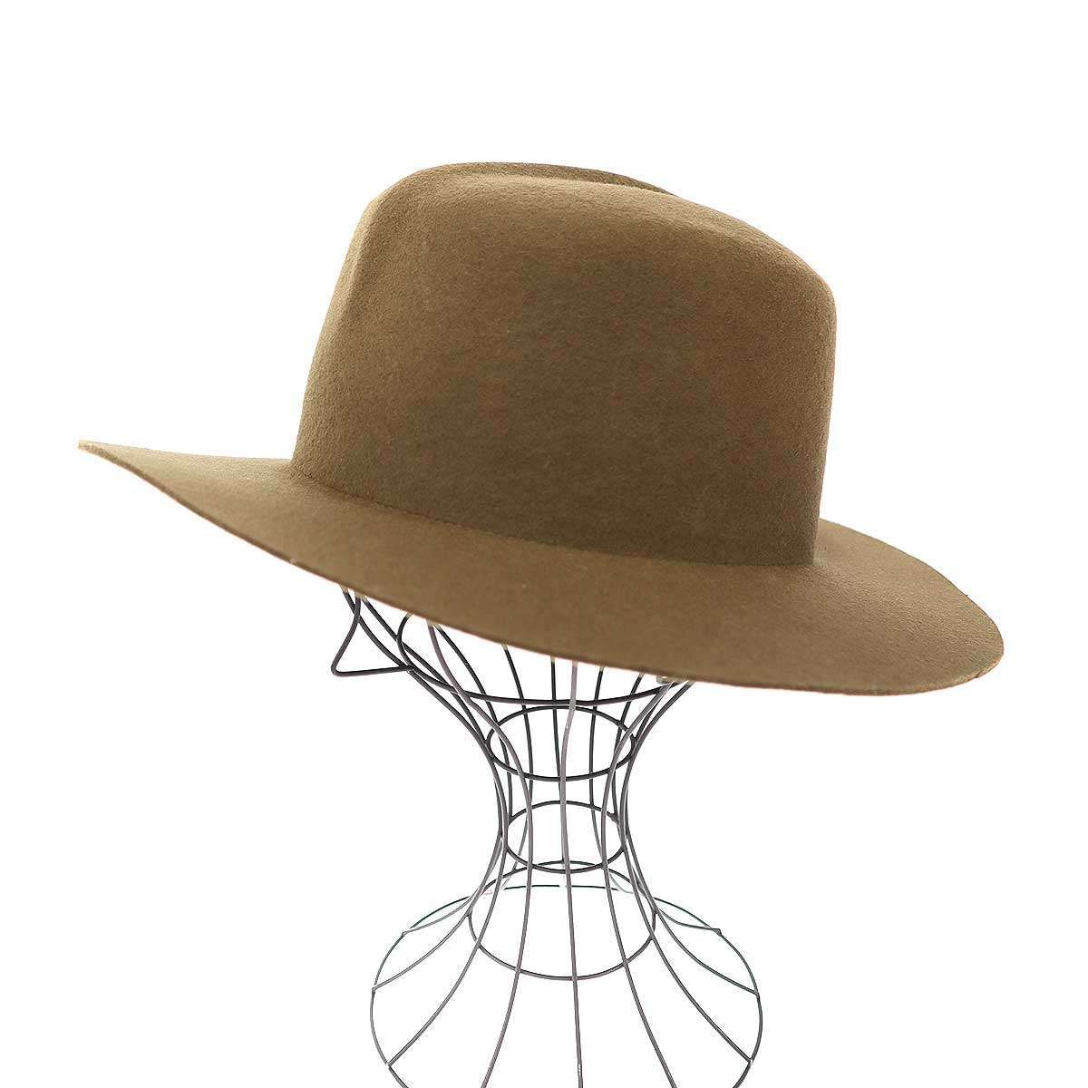Nine Tailor ナインテーラー Faijoa Hat ロングブリムハット N-1134 カーキ F