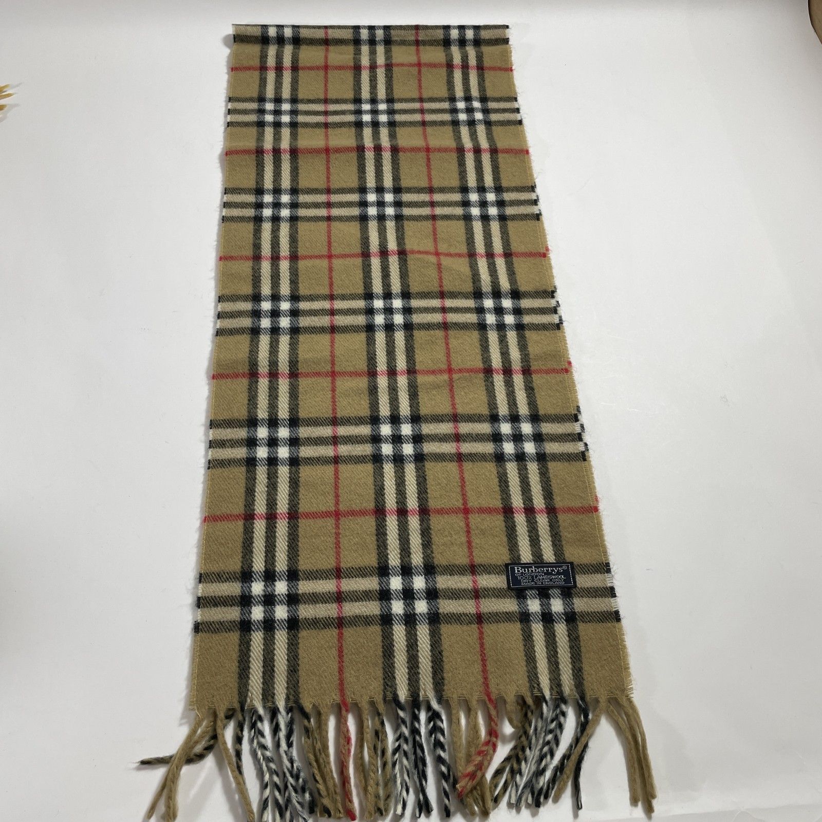 ☆ Burberrys バーバリーズ マフラー ノバチェック キャメル