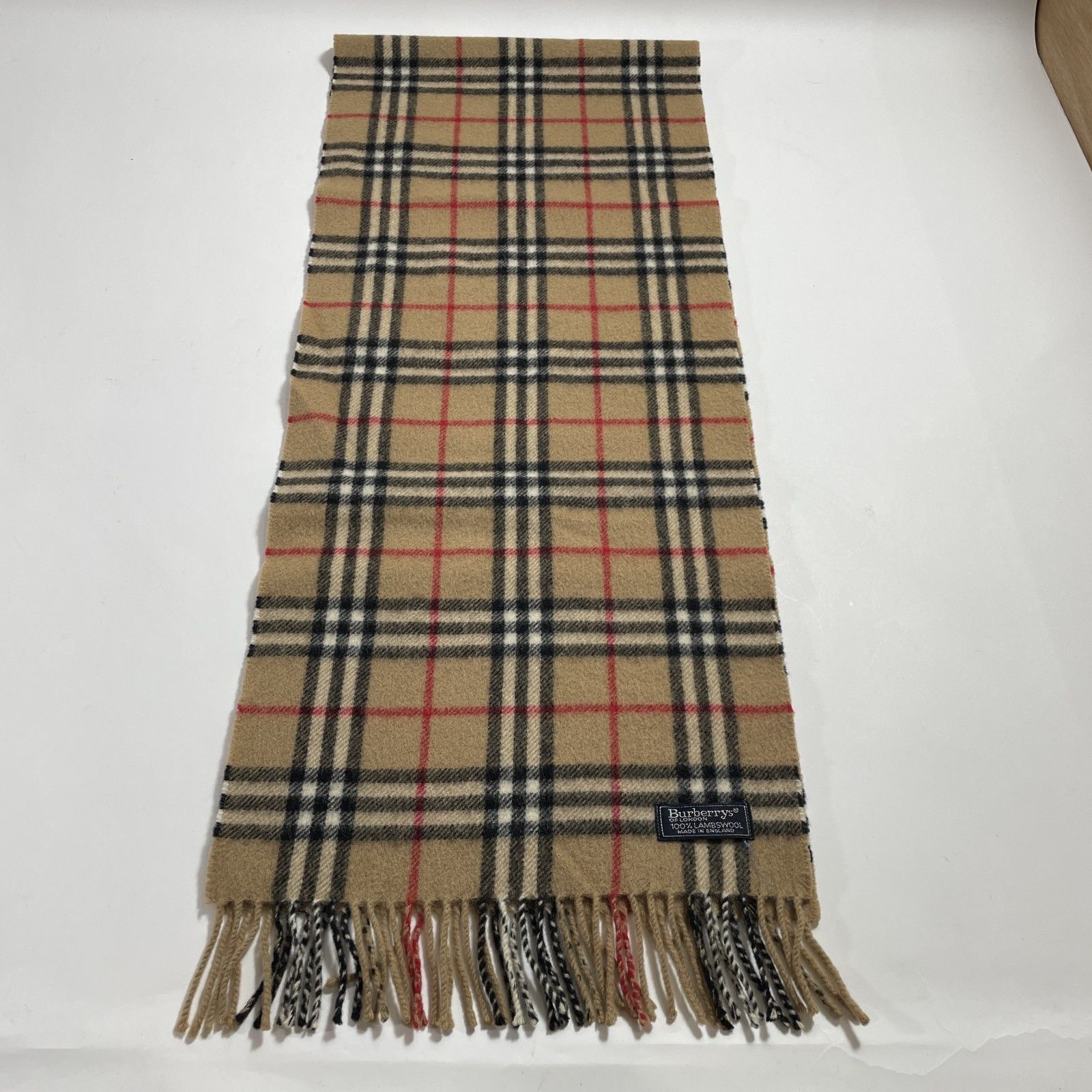 ☆ Burberrys バーバリーズ マフラー ノバチェック キャメル
