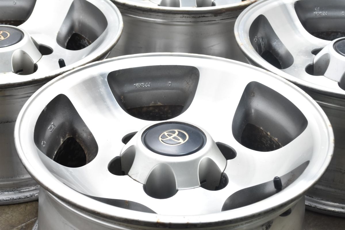 大 トヨタ 80 ランドクルーザー 16 in 8 JJ 0 PCD 139 7 4本セット ノーマル戻し 交換用 スタッドレス用に