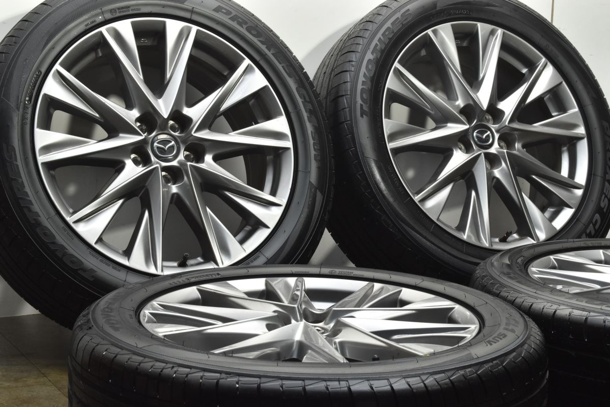 バリ溝 マツダ CX 8 Lパッケージ 19 in 7 J 45 PCD 114 3 トーヨー プロクセス CL 1 SUV 225 55 R 5 流用 ノーマル戻し