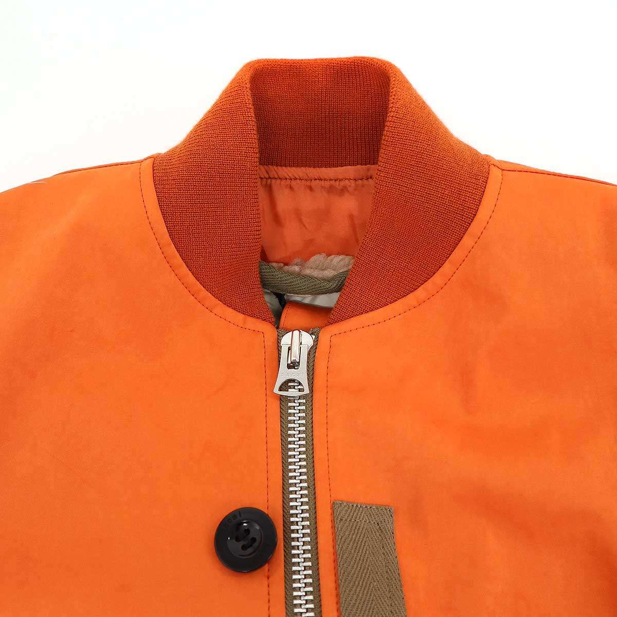 sacai サカイ 23AW Faux Suede Mix Blouson ミックスブルゾン sacai サカイ 23AW Faux Suede Mix Blouson ミックスブルゾン