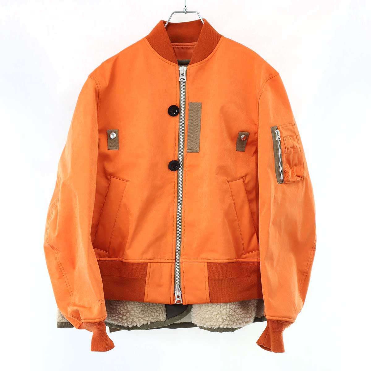 sacai サカイ 23AW Faux Suede Mix Blouson ミックスブルゾン sacai サカイ 23AW Faux Suede Mix Blouson ミックスブルゾン