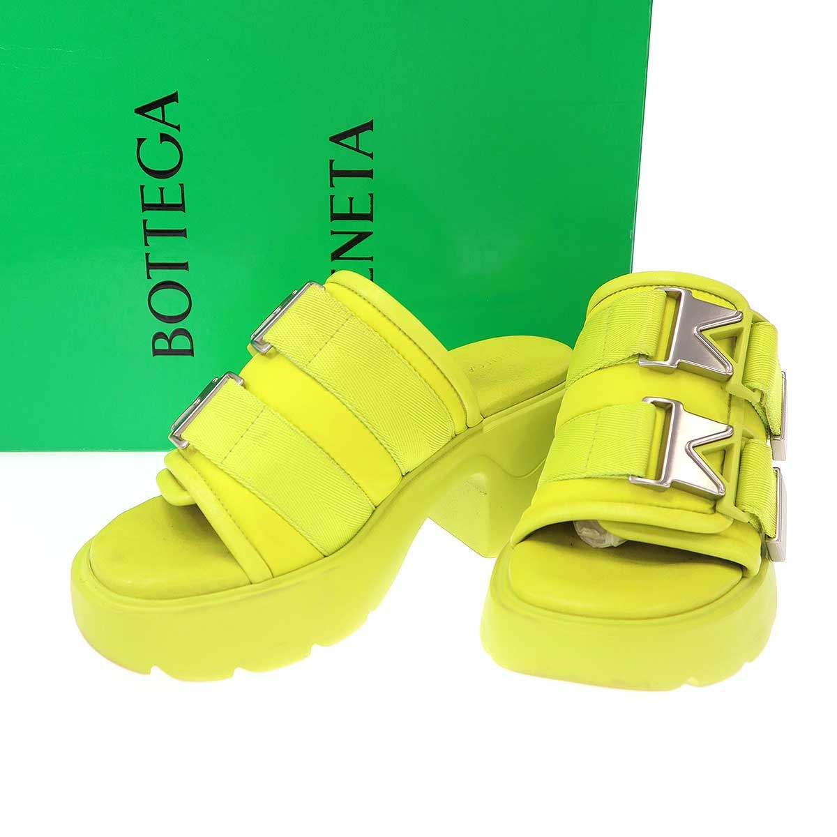 BOTTEGA VENETA ボッテガヴェネタ Flash Sandals フラッシュ サンダル イエロー 38