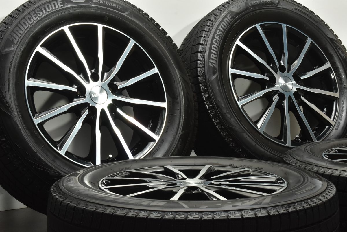 超バリ溝 バルミナ 17 in 7 J 53 PCD 114 3 ブリヂストン ブリザック VRX 225 65 R レガシィアウトバック エクストレイル CX 5