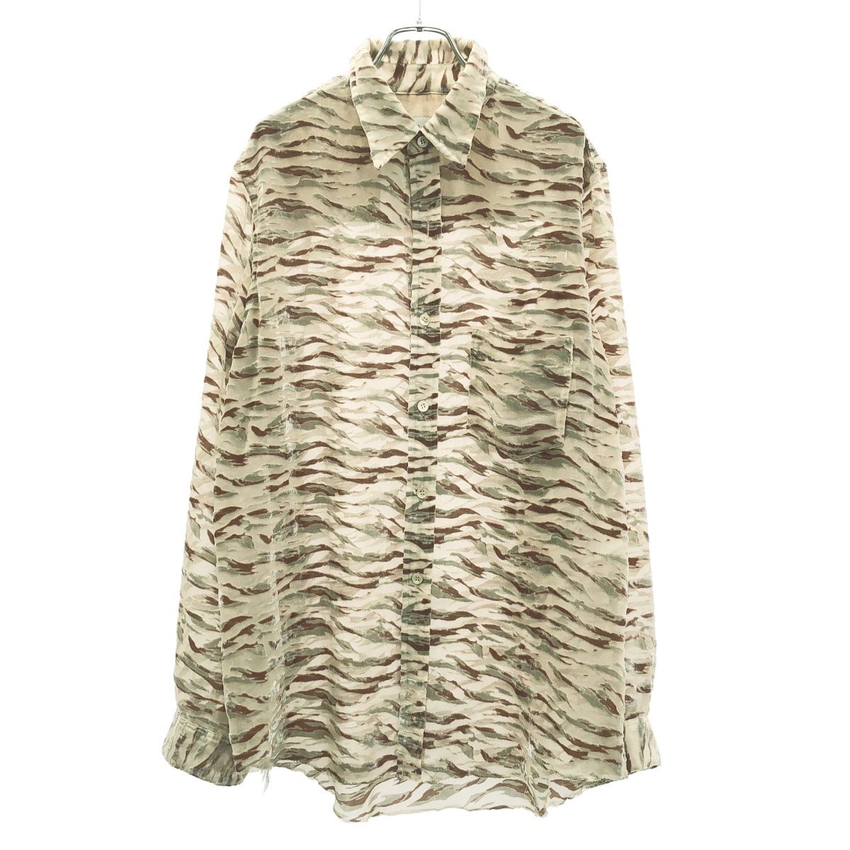 BED J.W. FORD ベッドフォード 24SS Velvet Shirt ベルベットシアー 