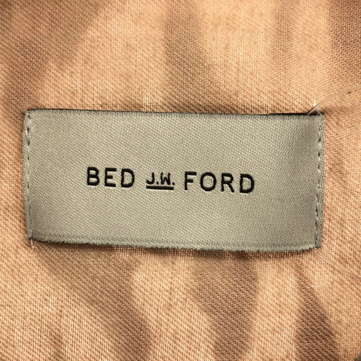 BED J.W. FORD ベッドフォード 24SS Velvet Shirt ベルベットシアー 