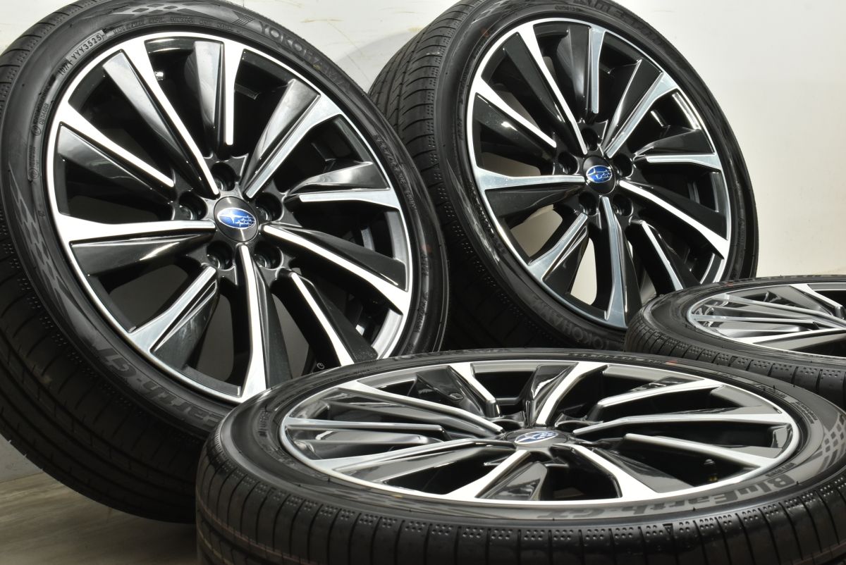 製 新車外し品 スバル VN レヴォーグ STI スポーツ 18 in 7 5 J 55 PCD 114 3 ヨコハマ ブルーアースGT AE 51 WRX S 4