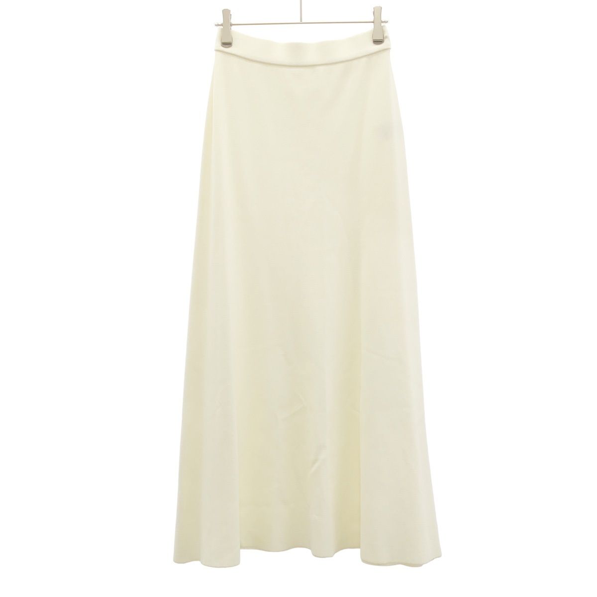 MUSE de deuxieme classe ミューズ ドゥ ドゥーズィエム クラス 23SS Premio FLARE ハイゲージニットスカート 23060500405010 ホワイト 36