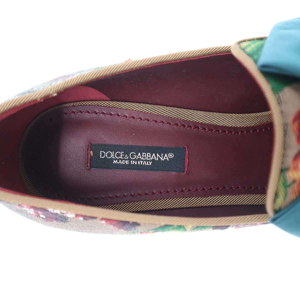 DOLCE&GABBANA ドルチェ＆ガッバーナ フラワージャガード ビジュー