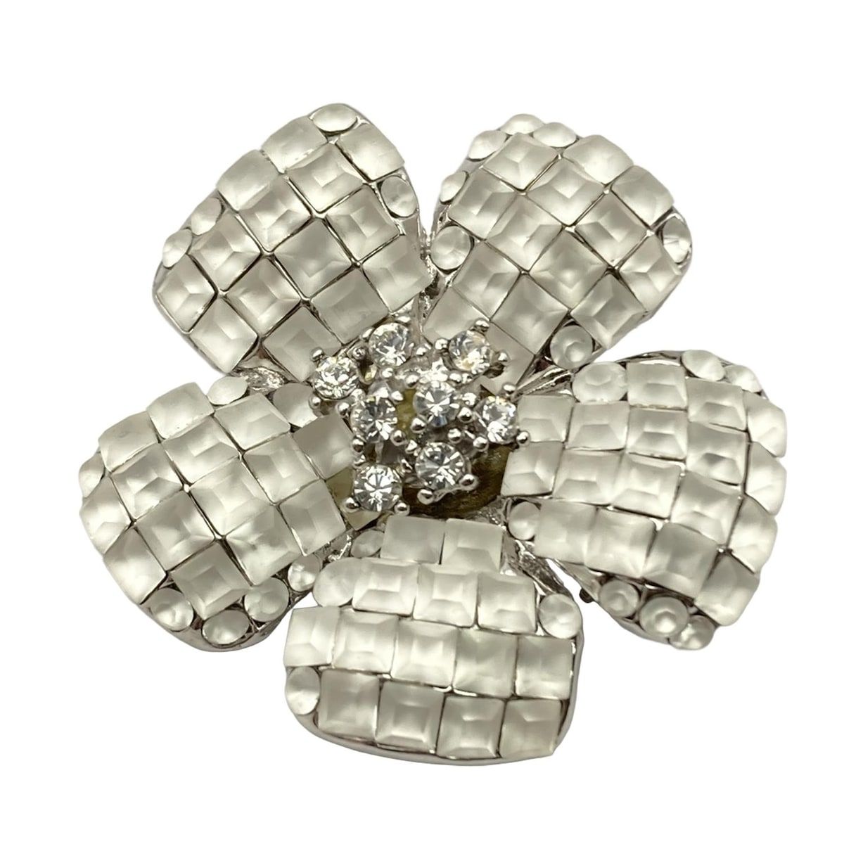 【美品】フォクシー ブローチ　お花 ストーン　FOXEY FOXEY - フォクシー ブローチの通販 by エコスタイル｜フォクシーなら