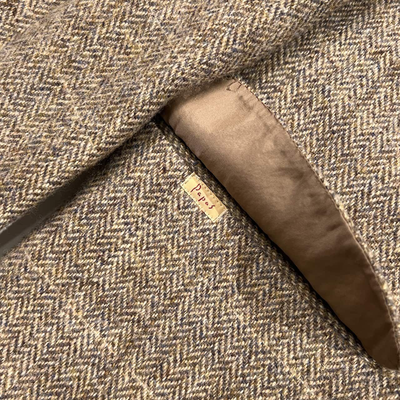 ネットショパーPapas×HARRIS TWEEDパパスハリスツイードLL PAPAS