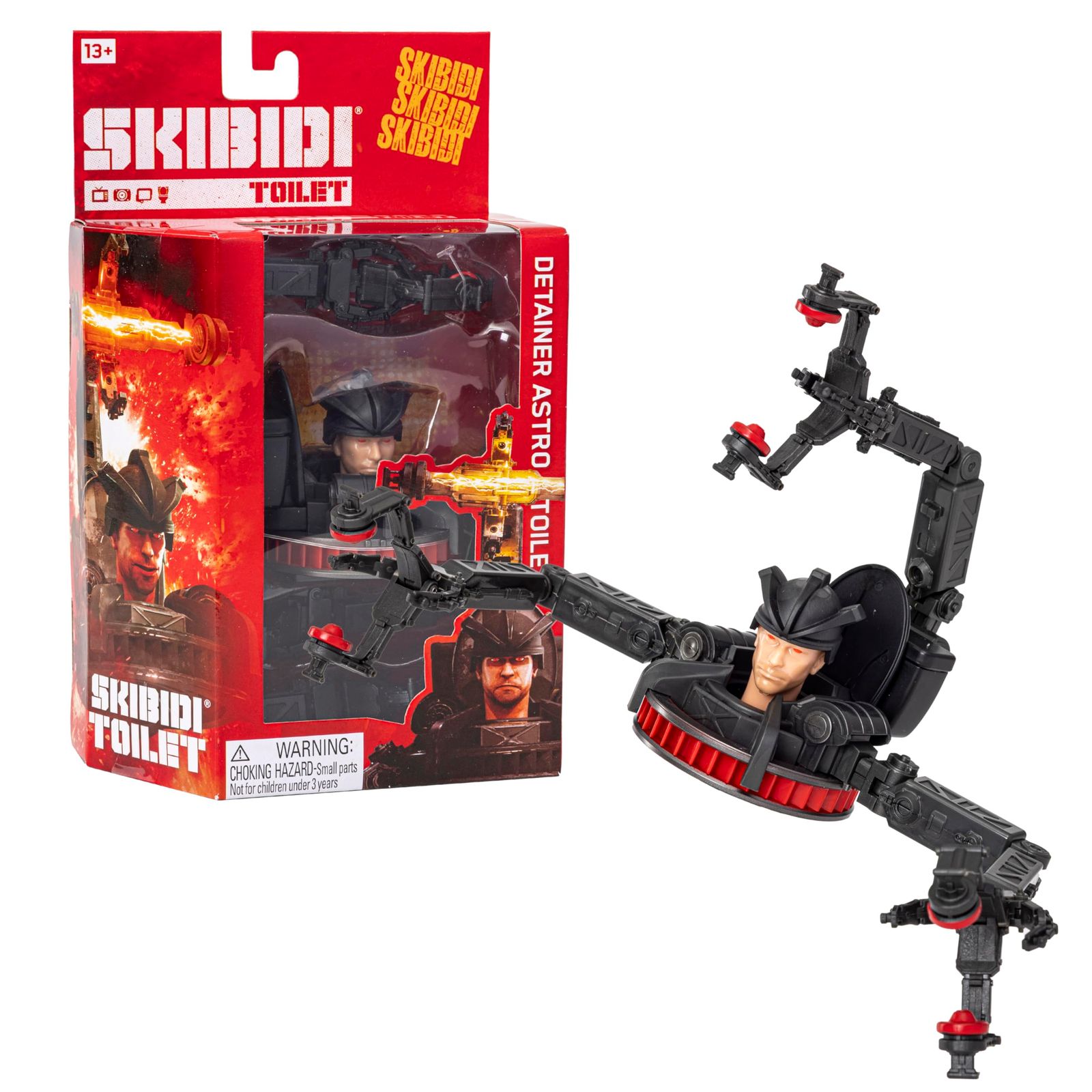SKIBIDI スキビディ トイレ フィギュア - シリーズ2 6インチのコレクターフィギュア YouTubeアニメーションセンセーション ライセンストイレグッズ Detainer Astro Toilet