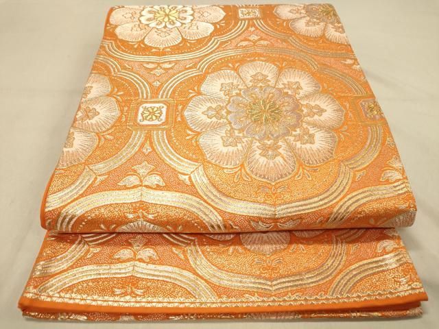 平和屋着物◎六通柄袋帯 正倉院花文 金糸 正絹 逸品 DAAY4130jm - メルカリ