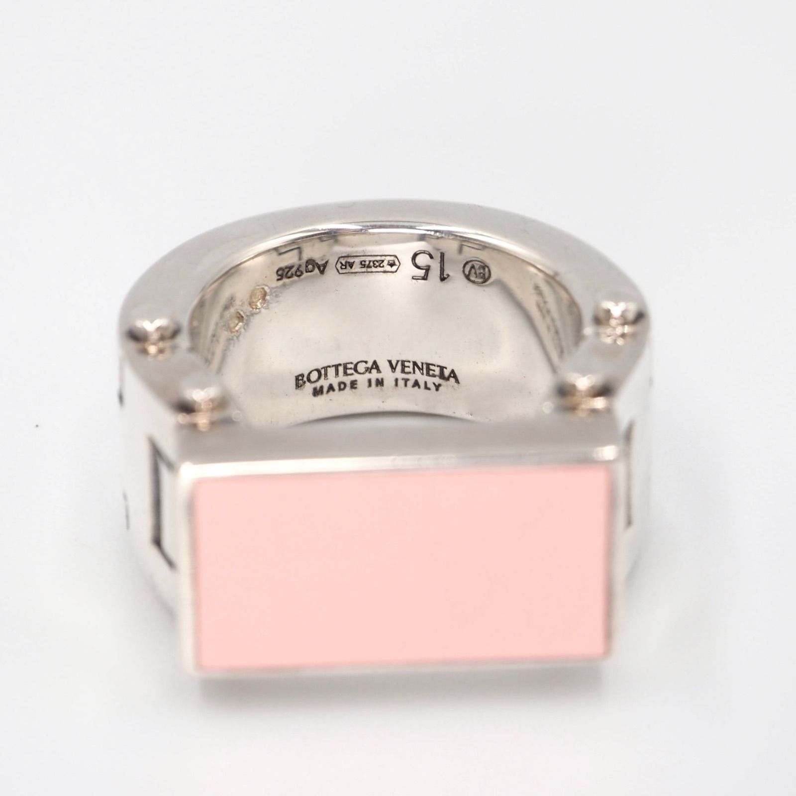 BOTTEGA VENETA 約15号 ボルト リング シルバー925 ボッテガヴェネタ