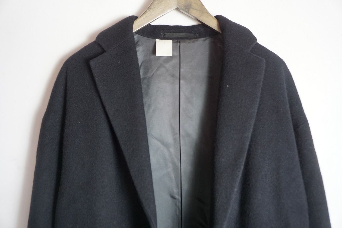 【超美品】N.HOOLYWOOD エヌハリウッド　チェスターコート 40黒 正規 N.HOOLYWOOD エヌハリウッド チェスター コート アウター