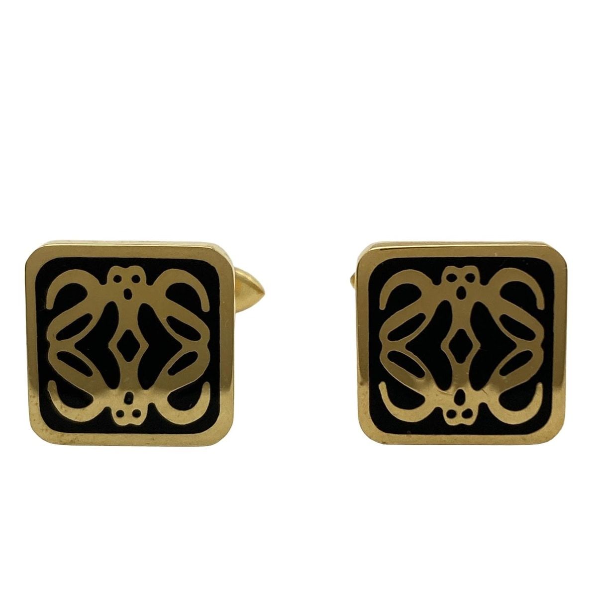 LOEWE ロエベ カフス - ゴールド×黒