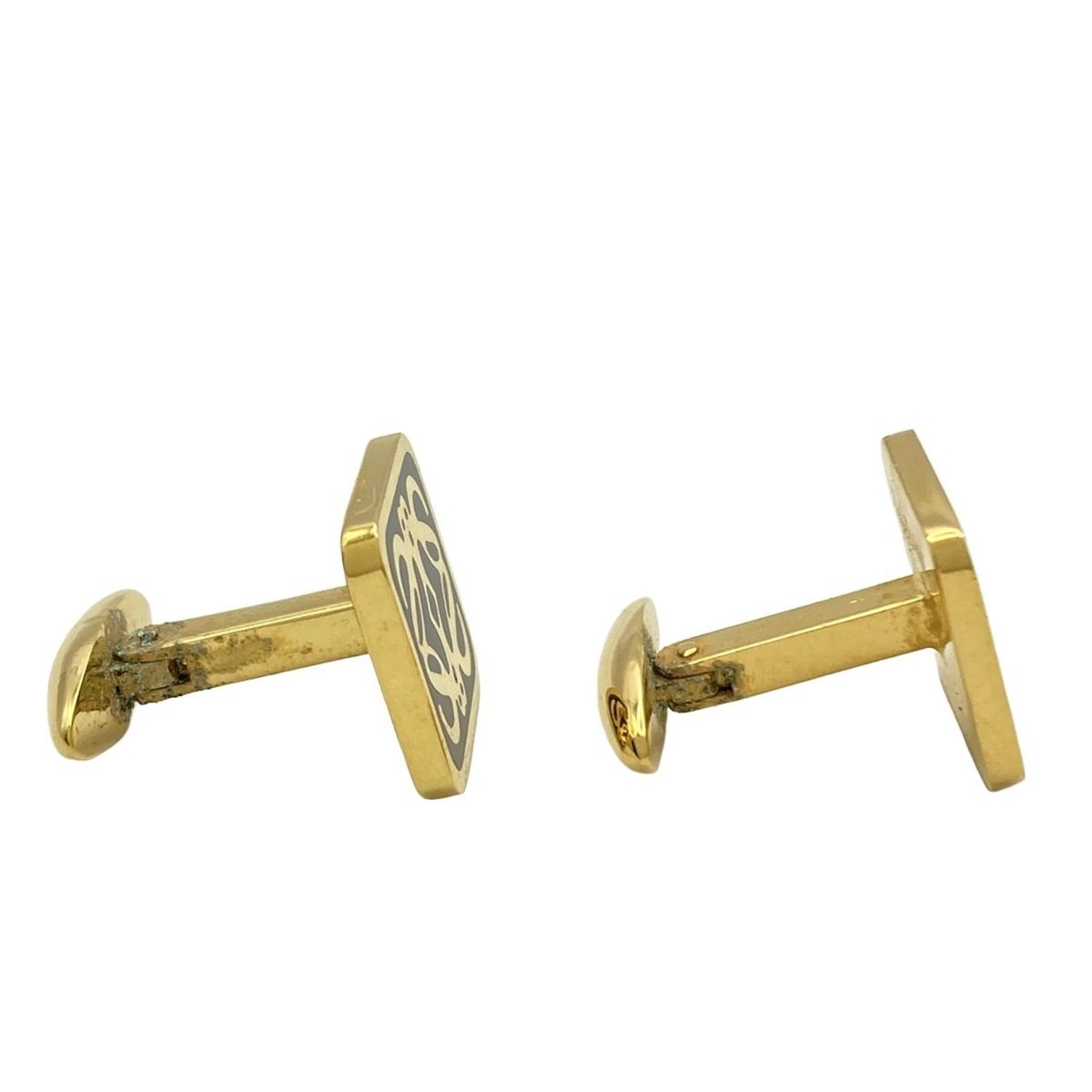 LOEWE ロエベ カフス - ゴールド×黒