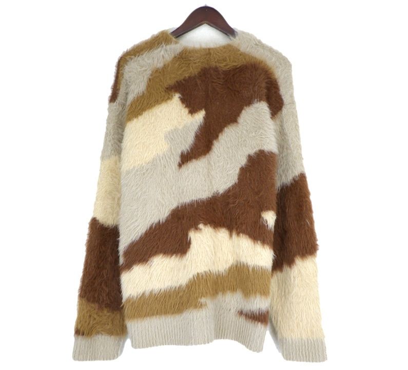 メルヴィンス MLVINCE 【 SHAGGY CARDIGAN DESERT CAMO 】 カモ柄