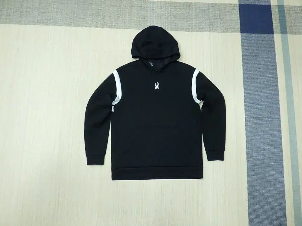 L 100 スパイダー メンズ LINE ブロック WHOフーディー スウェットシャツ