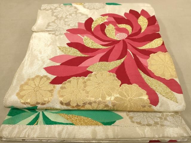 平和屋着物◎六通柄袋帯　七宝花文　金銀糸　正絹　逸品　AABI0907yx 平和屋着物◎六通柄袋帯 七宝花文 金銀糸 正絹 逸品 AABI0907yx - メルカリ