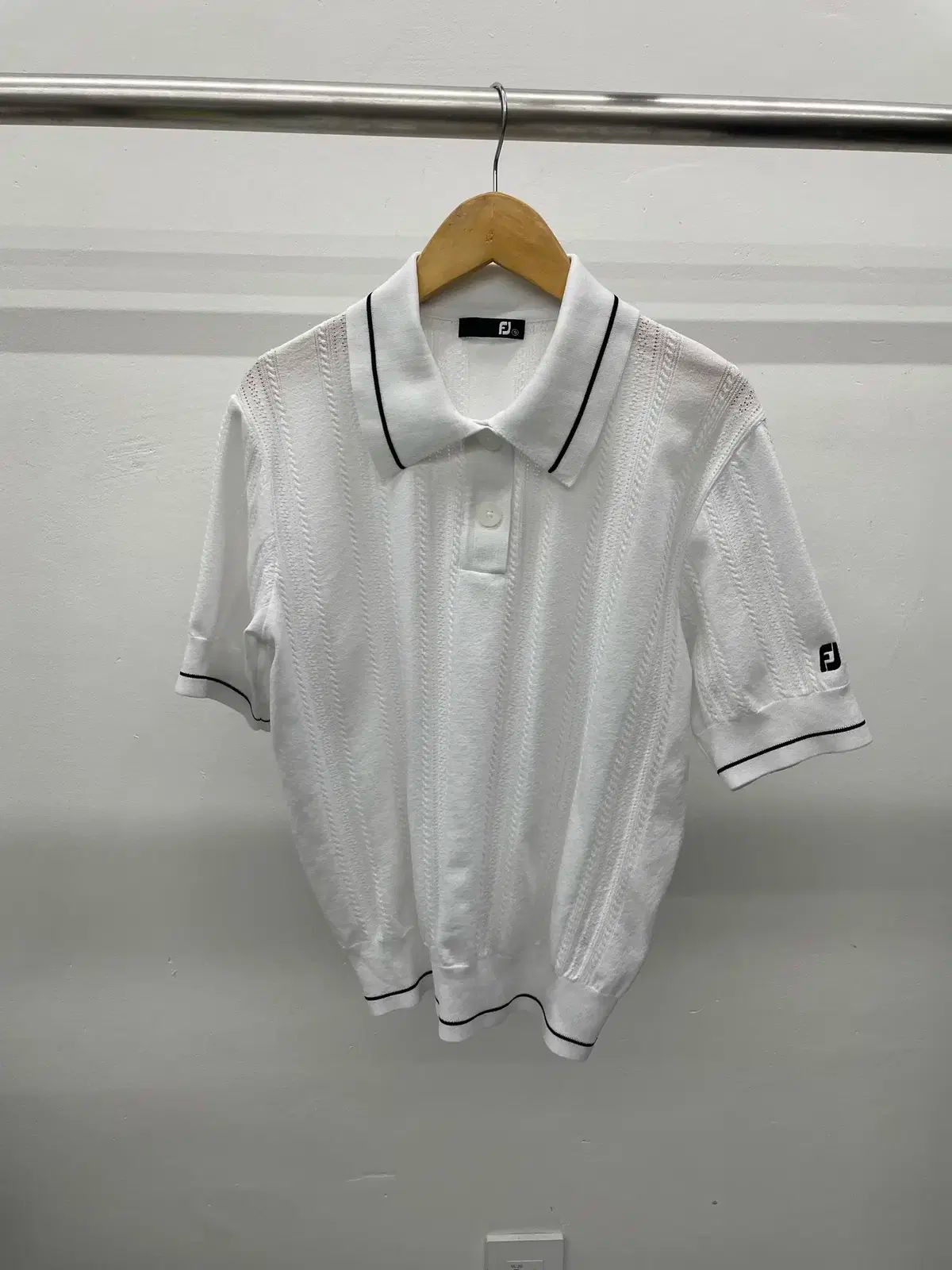 レディース 2025 FJ FootJoy フットジョイ ゴルフ 半袖 KARA カラ ニット Sサイズ