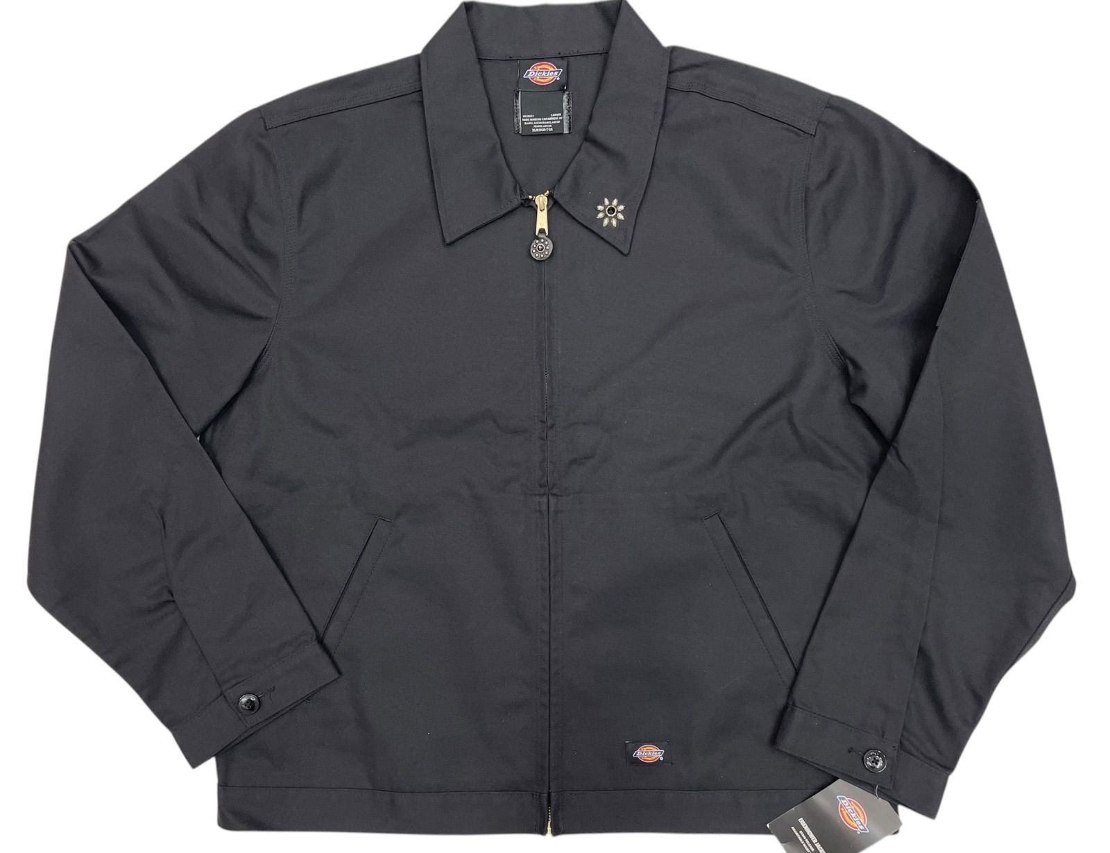 XL HTC DICKIES エイチティーシー ディッキーズ DJT75BLK EISENHOWER JACKET ジャケット スタッズ フラワー