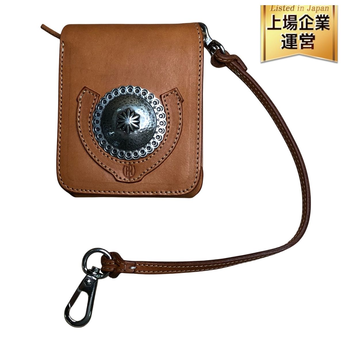 パイロットリバー PAILOT RIVER 二つ折り財布 PR-BUMP サドルナチュラル メンズ 良好 T10585233