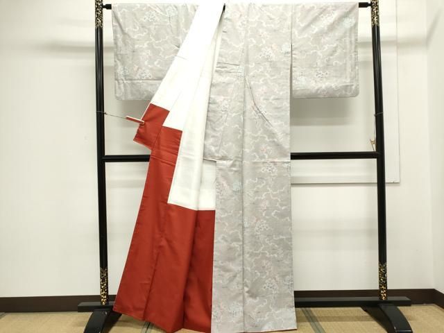 平和屋着物●塩沢紬　110亀甲　飛鶴文　正絹　逸品　AAAW9307zg 平和屋着物○塩沢紬 110亀甲 飛鶴文 正絹 逸品 AAAW9307zgの通販