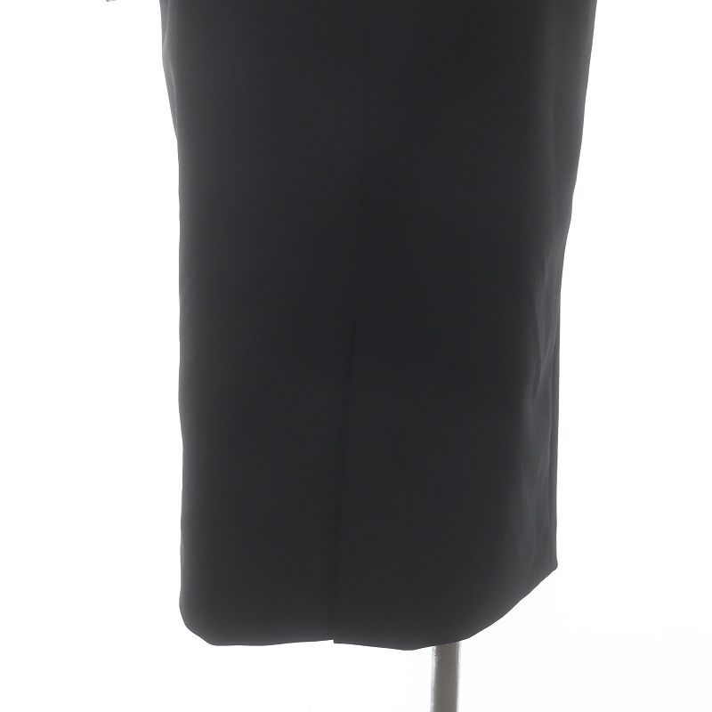  アナイ ANAYI 24 SS ドットチュールレイヤードコクーンワンピース ドレス ロング 長袖 38 黒 ブラック HS OS SH その他 トップス