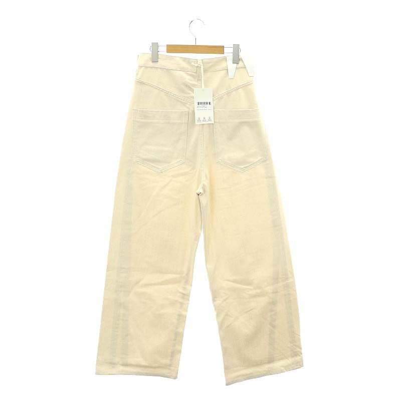 ダークパーク DARKPARK 24AW INES CROSS DENIM デニムパンツ ドゥーズィエムクラス取扱い ジーンズ ボトムス ジップフライ コットン 25 M きなり YQ OS