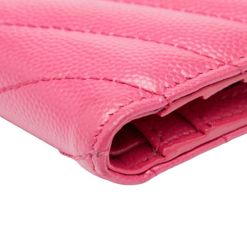  サンローラン モノグラム バイフォールドウォレット 575879 ピンク レザー レディース SAINT LAURENT 214-39277 その他 小物