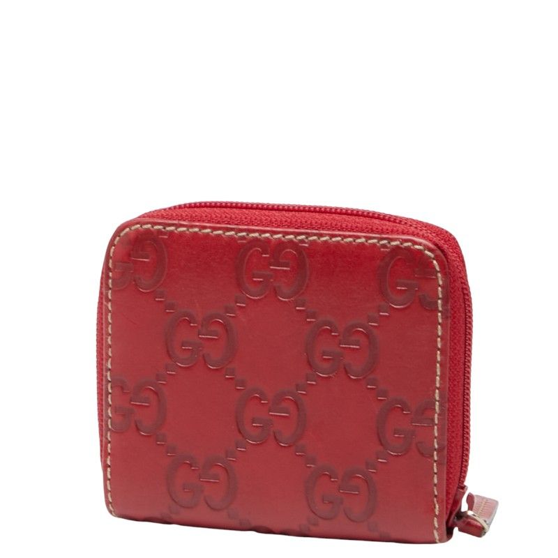 グッチ グッチシマ 115255 レッド レザー レディース GUCCI 1-0239447