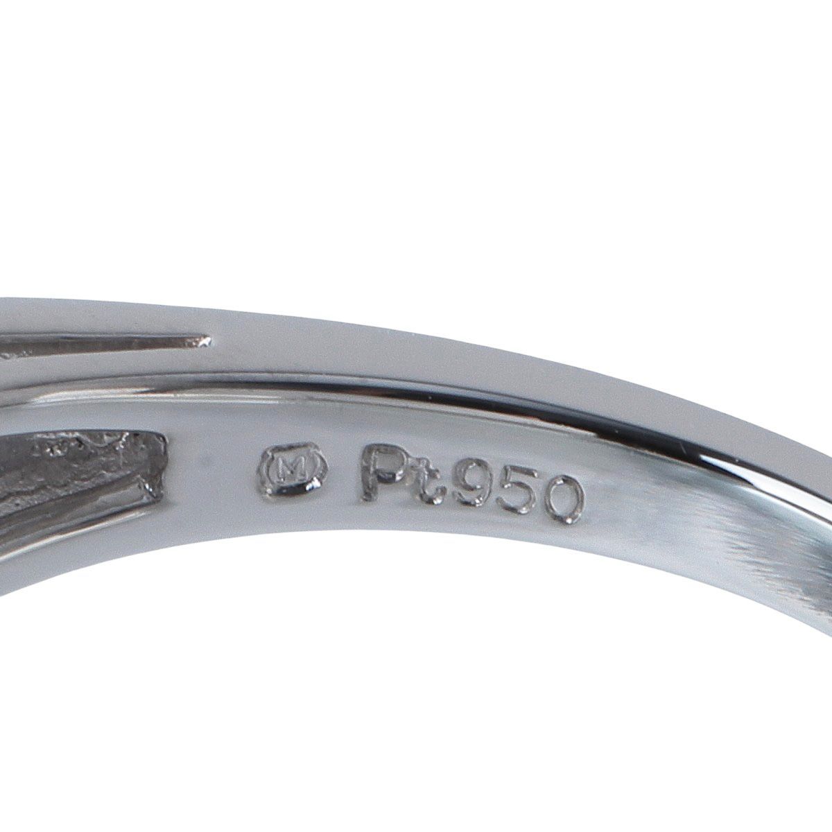 ミキモト パール ダイヤ リング アコヤパール7.7mm 11号弱 Pt950 新品