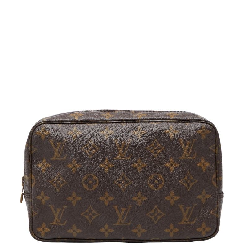 ルイ ヴィトン モノグラム トゥルース トワレット23 セカンドバッグ クラッチバッグ M 47524 ブラウン PVC レディース LOUIS VUITTON 1-0240016