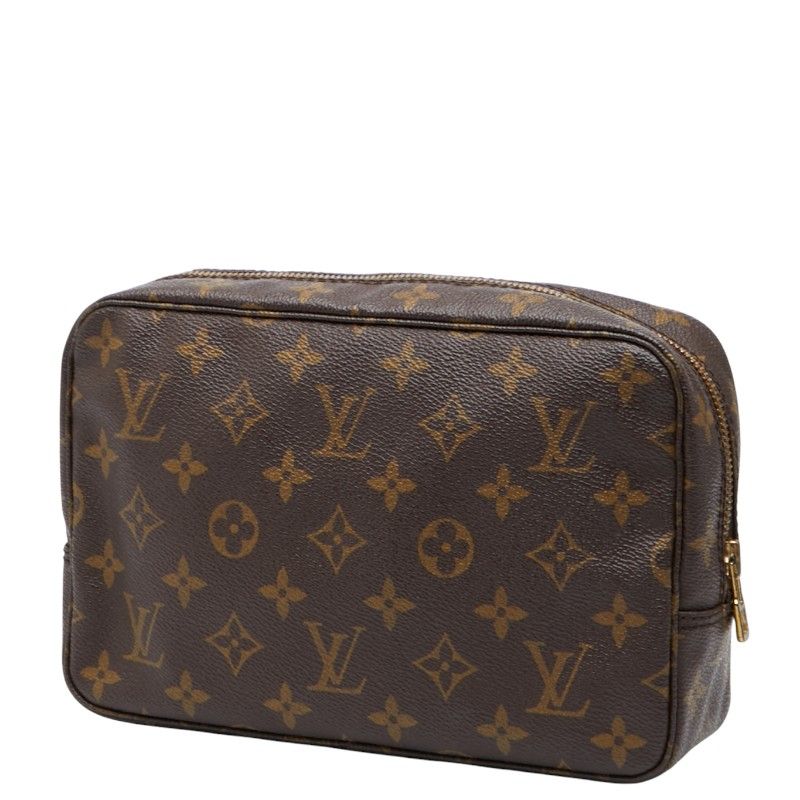 ルイ ヴィトン モノグラム トゥルース トワレット23 セカンドバッグ クラッチバッグ M47524 ブラウン PVC レディース LOUIS VUITTON 1-0240016