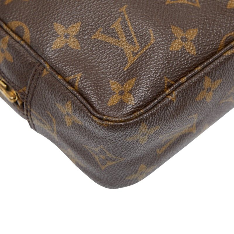  ルイ ヴィトン モノグラム トゥルース トワレット23 セカンドバッグ クラッチバッグ M 47524 ブラウン PVC レディース LOUIS VUITTON 1-0240016 クラッチバッグ バッグ