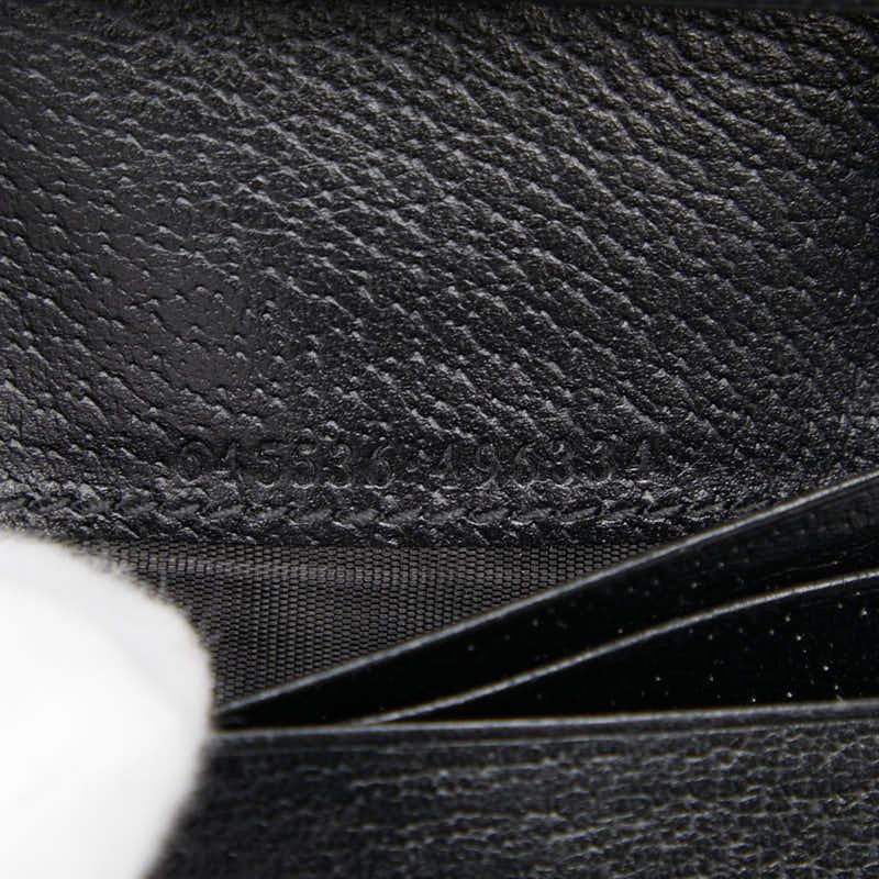 グッチ ジャッキー1961 二つ折り財布 コンパクトウォレット 645536 ブラック デニム レザー レディース GUCCI 1-0240043 MERCADOAVALIA_COM_BR