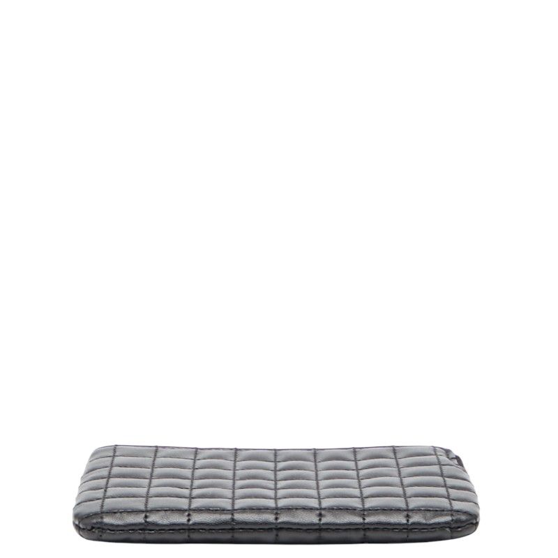 セリーヌ Cチャーム キルティング コインケース カードケース ブラック