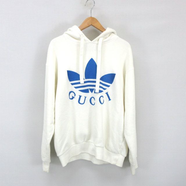 グッチ GUCCI トレフォイル フーディ プルオーバー パーカー 702607
