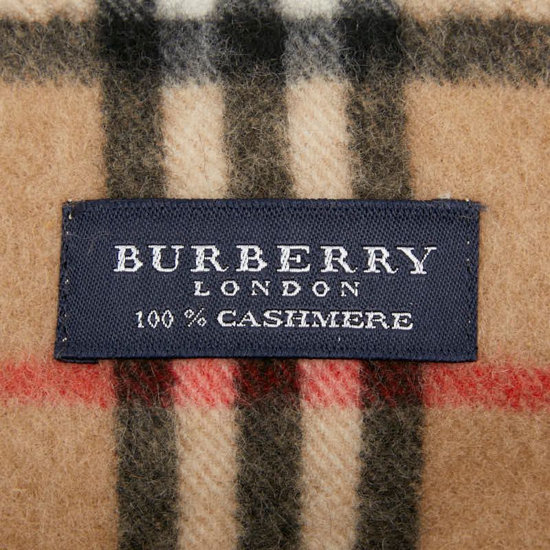  バーバリー ノバチェック ベージュ ブラック レッド カシミヤ レディース 228-41814 その他 小物