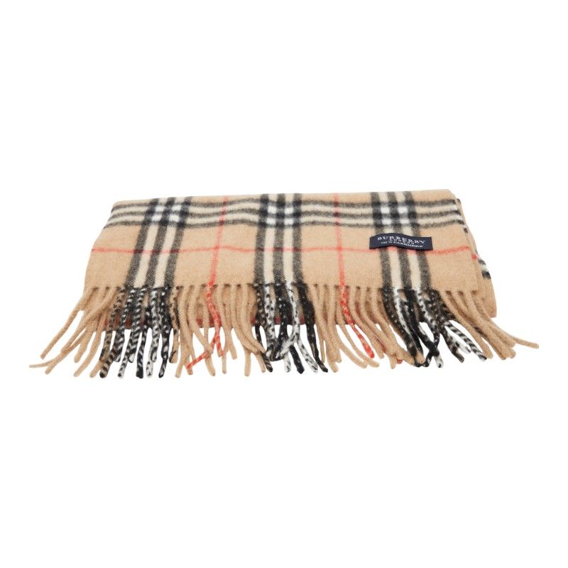 バーバリー ノバチェック ベージュ ブラック レッド カシミヤ レディース 228-41814