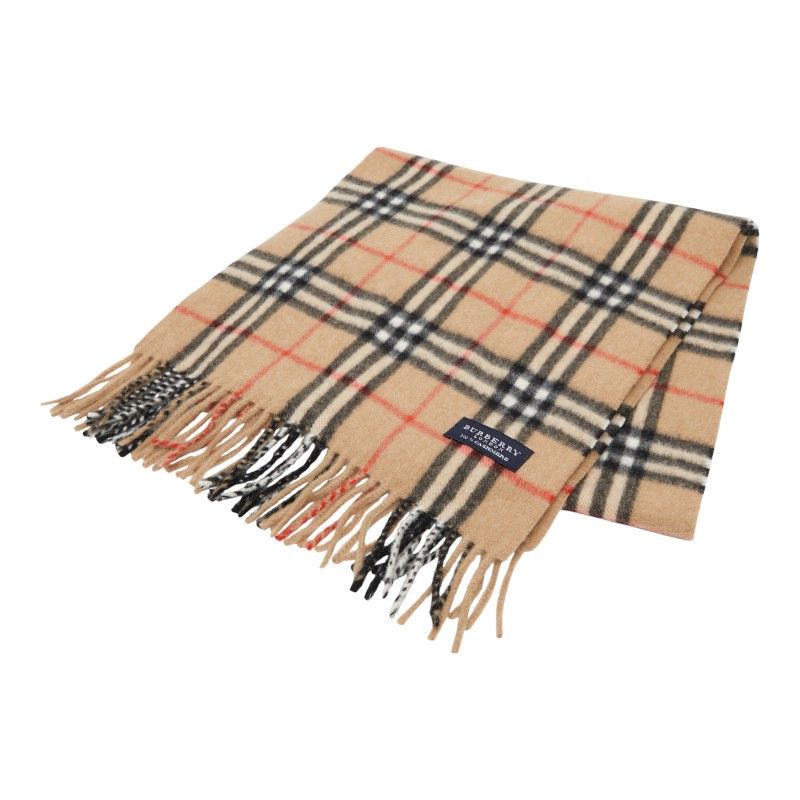 バーバリー ノバチェック ベージュ ブラック レッド カシミヤ レディース BURBERRY 228-41814