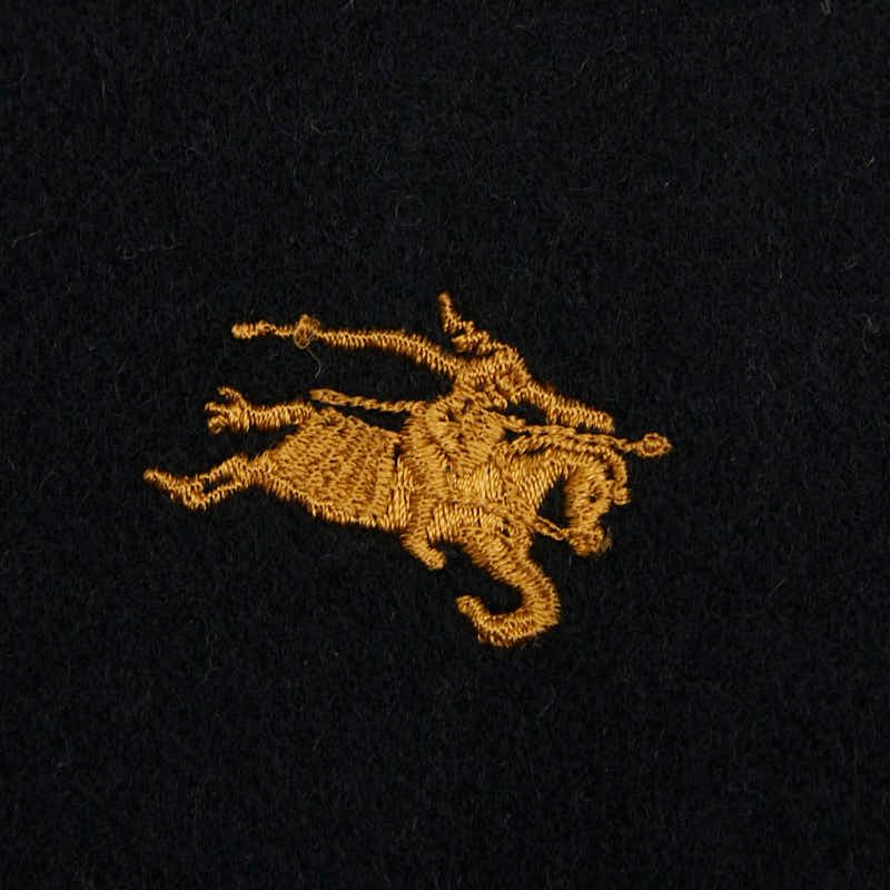  バーバリー シャドーホース刺繍 ブラック ゴールド カシミヤ レディース 228 41816 その他 小物