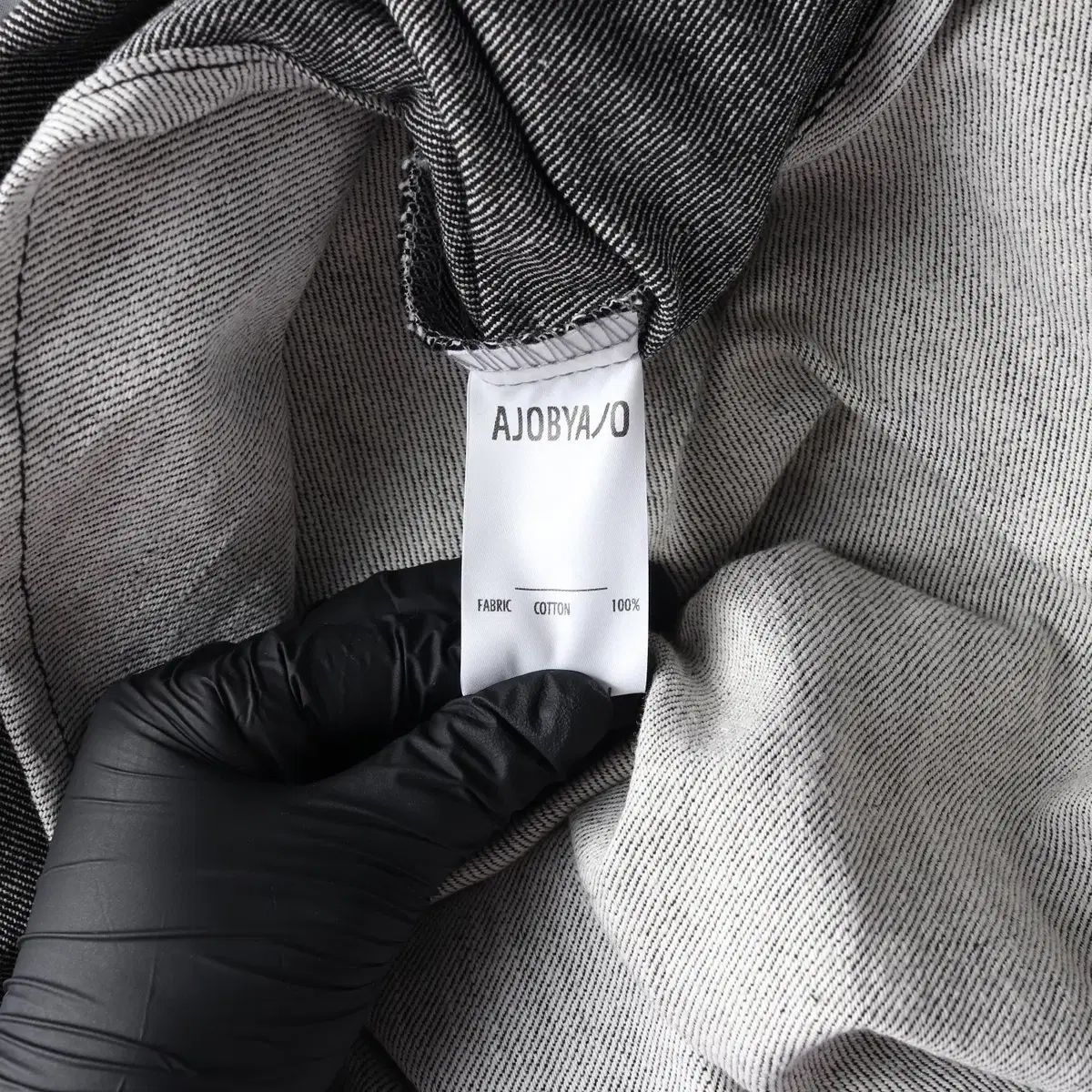 アジョバイアジョ リサイクルド デニム オーバーサイズ シャツ ジャケット グレー MERCADOAVALIA_COM_BR