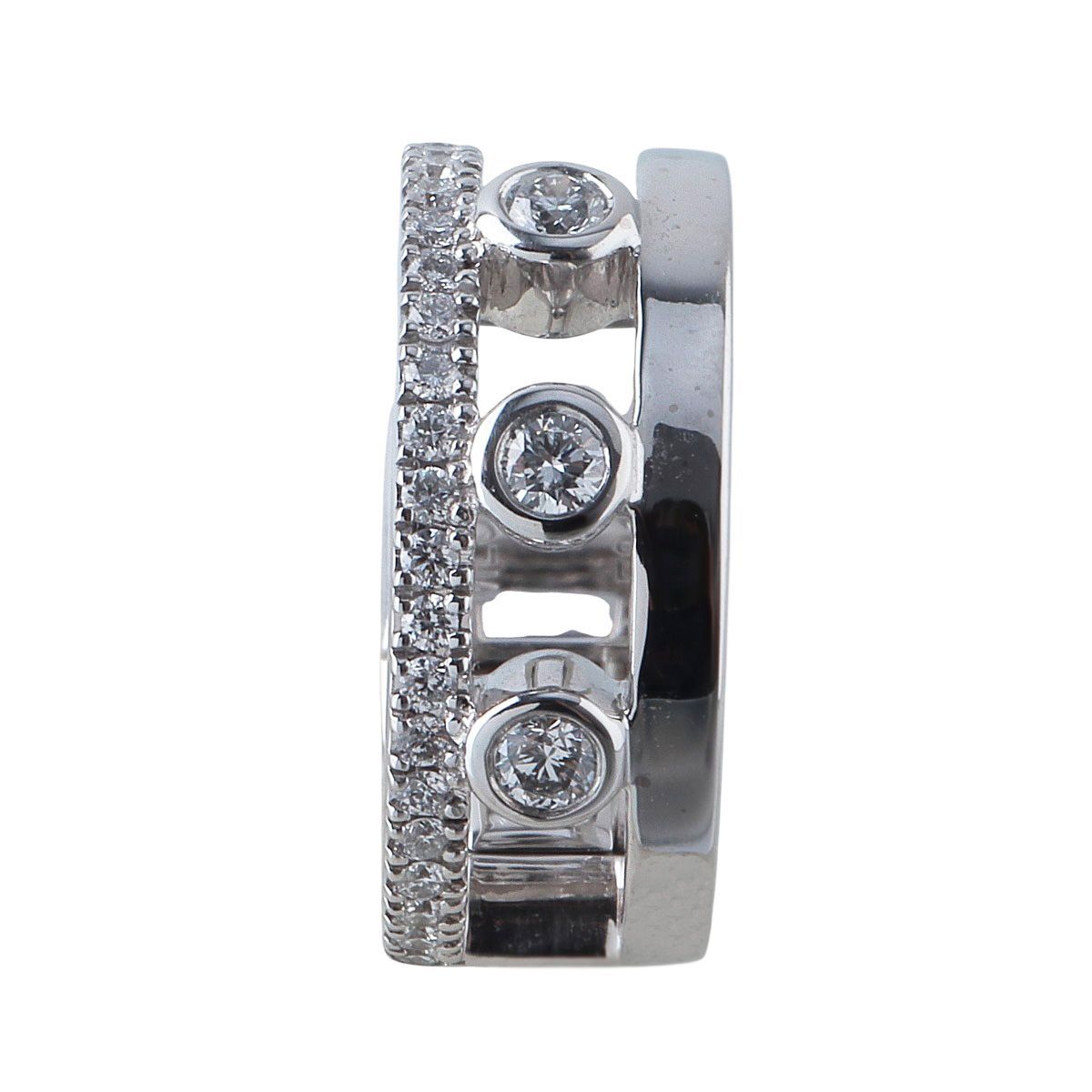 メシカ ダイヤ イヤーカフ シングル Au 750 WG 仕上げ済 MESSIKA 23930