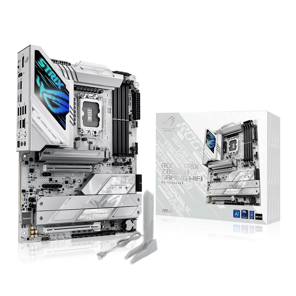 ASUS ROG STRIX Z890-A GAMING WIFI intel Core Ultra Processors series 2 対応 LGA 1851 Z890 搭載 DDR5 ATX マザーボード 正規代理店品