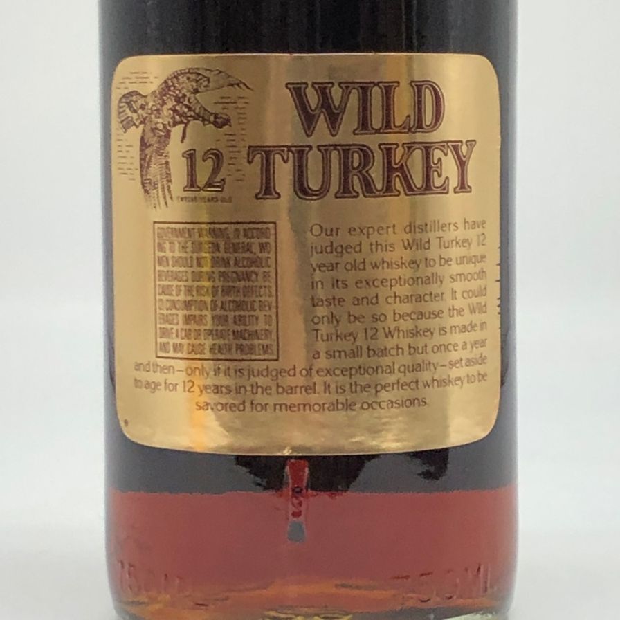 ワイルドターキー 12年 ゴールドラベル 未開栓 - メルカリ